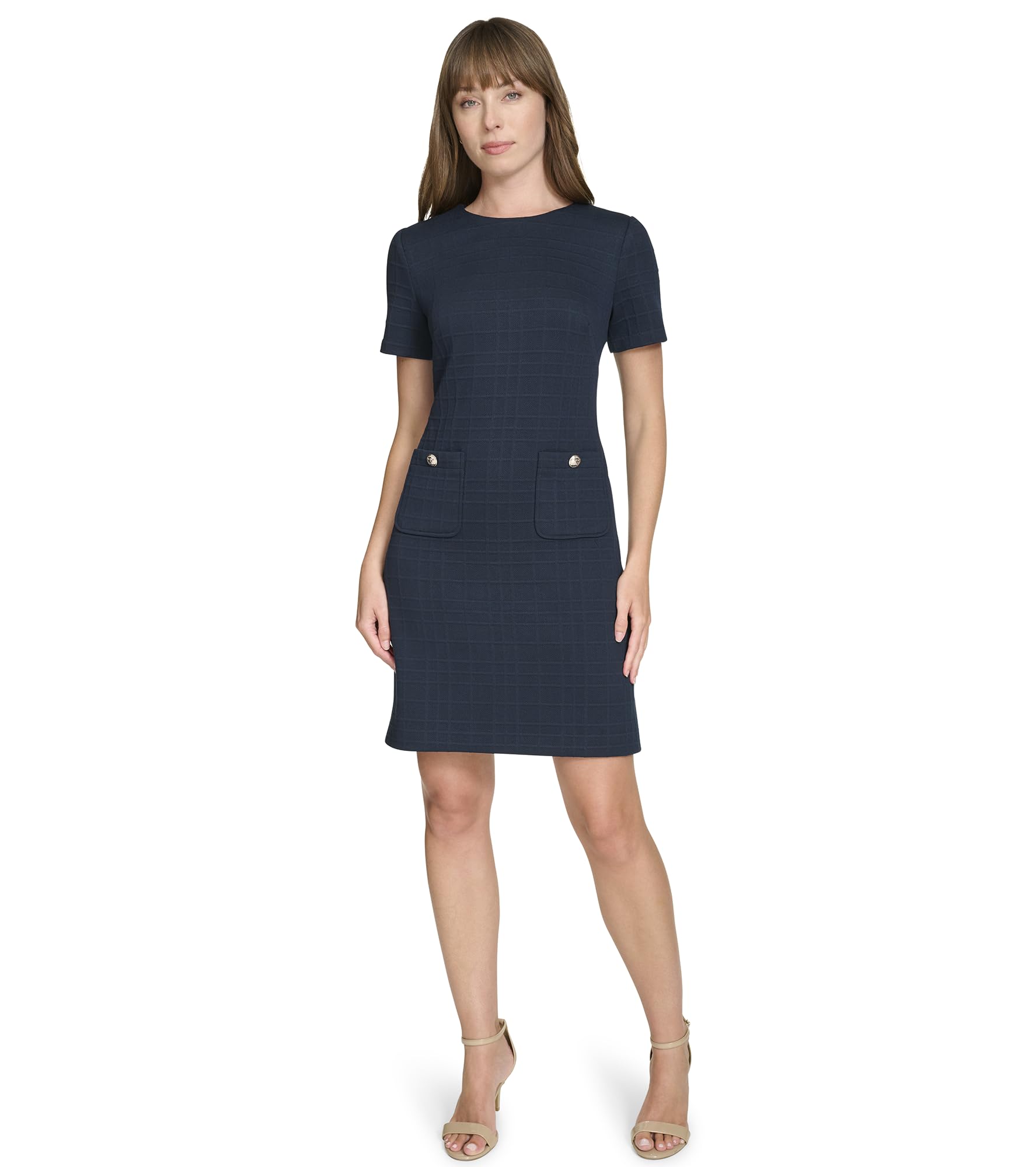 Tommy Hilfiger Women’s Dresses Shift,Sky Captain,0P