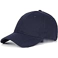 Zylioo Oversize XXL 100% Cotton Baseball Cap,Large Baseball Hat for Big Heads 23.5"-25.5",Adjustable Plain Dad Cap