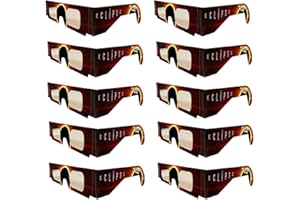 American Paper Optics Solar Eclipse Safety Glasses - Solar Eclipse Glasses (50-Pack)