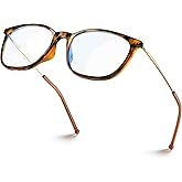 VISOONE Light Weight Slip Resistant Blue Light Blocking Computer Glasses with Anti Glare UV400 for Man Women GAEL