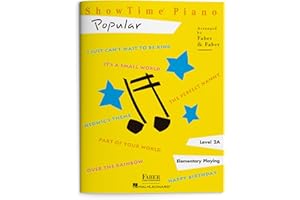 ShowTime Piano: Popular - Level 2A | Beginner Piano Songbook with Movie and Disney Themes | Sheet Music with Fun Piano Repertoire to Build Early Performance Skills | Faber Piano Book for Kids