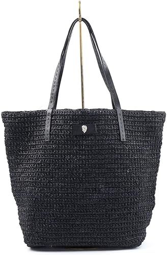 Amazon ヘレンカミンスキー かごバッグ トートバッグ ラフィアバッグ Davoletta S レディース Charcoal Black Chbk F フリー トートバッグ