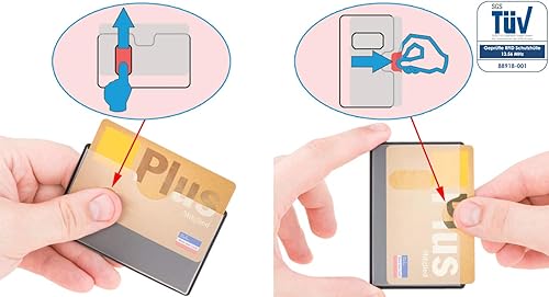 Set Of 6 RFID Blocking Sleeves - Top Loading Card Protectors For Credit, Debit & Metro Cards Credit Card Protector Sleeves Set Of 6 RFID Blocking Sleeves - Top Loading Card Protectors For Credit, Debit & Metro Cards Credit Card Protector Sleeves