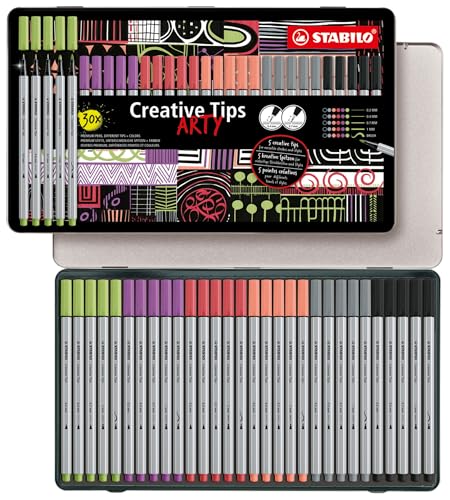 STABILO Creative Tips - Multi-Tip Pen Set - ARTY