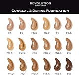 Revolution Beauty London Conceal and Define Foundation F11 23ml view 3