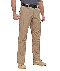Zoofly Cargo Pants for Men Elastic Waist Ripstop