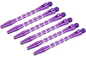 PATIKIL Dart Shafts, Medium Aluminum Dart Stems Dart Accessories for Steel Tip