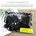 CYWLIFE Tiny Hair Ties Bands for Baby Girls Women Thin & Fine Hair, 100 PCS Black, 7MM No Crease Ponytail Holders Hair Elastics, No Hurt Durable Soft Rubber Bands for Kids Men