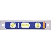 Swanson 9&rdquo; Die Cast Aluminum Torpedo Level with Rare Earth Magnetics TL002M | Professional, durable aluminum frame torpedo level with neodymium magnets, v-groove, 3 bright view vials and top read view