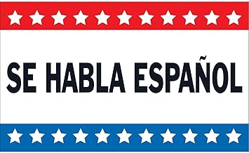 Amazon Com Half Price Banners Se Habla Espanol Vinyl Banner