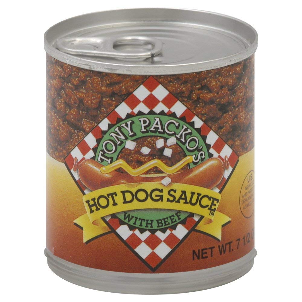 Tony Packo's Hot Dog Sauce with Beef, 7.5 Ounce (Pack of 12)