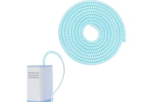 Oxygen Tubing Support Crimp Straightener - Anti Kink Hose Organizer with Laser Reflective Strip, O2 Concentrator Accessory, 5