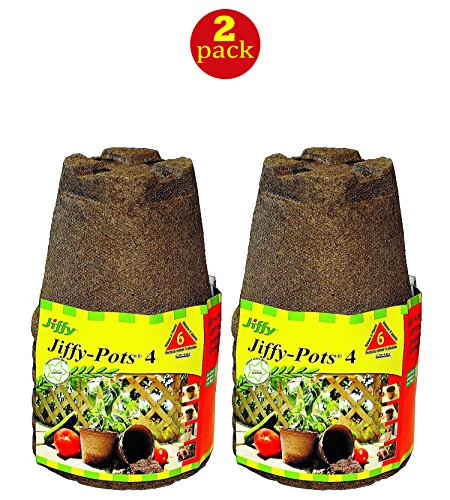 Jiffy Pots 4" Round (12 Pack)