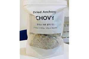 CHOVY Dried Anchovy small size 17.6 oz(=500g,100g x 5packs) CHOVY(1) Korean anchovies
