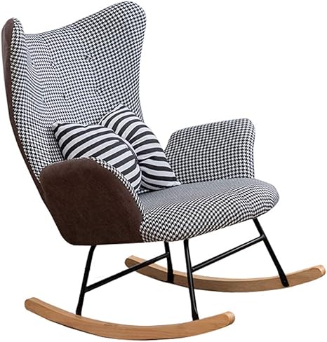 Amazon レジャー読書用椅子ロッキングチェアパティオガーデンサンラウンジャーナップラウンジチェア背もたれアームチェアリクライニングチェアデッキチェア ダイニングチェアビジネスレセプションチェアコーヒーチェア ロッキングチェア オンライン通販