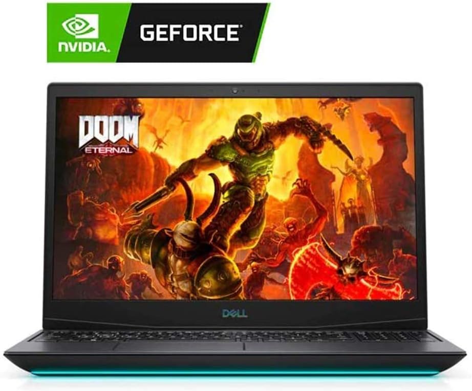 Newest Dell G5 15.6” FHD Gaming Laptop, i7-10750H, Backlit Keyboard, Bluetooth, USB-C, HDMI, Mini DP, NVIDIA GeForce GTX 1650 Ti, Windows 10 Home, Black (8GB RAM | 256GB PCIe SSD)