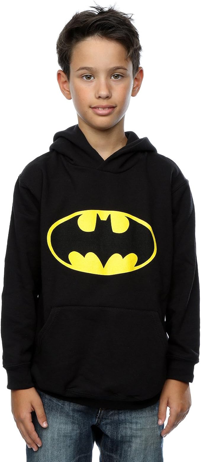 Dc Comics Boysバットマンロゴパーカー Us サイズ L カラー ブラック トレーナー パーカー 通販 Amazon