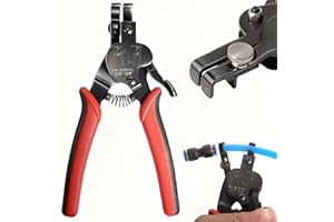 Shengbowi Push fit Connect Pneumatic Fittings Disconnect Tong Tool Removing 1/4” 3/8” (4-10mm) Quick Connect Air Line Hose Removal Tool Pliers Fitting Release Fit Connector Water Tubing