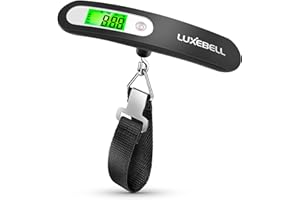 LUXEBELL Digital Luggage Scale Gift for Traveler Suitcase Handheld Weight Scale 110lbs