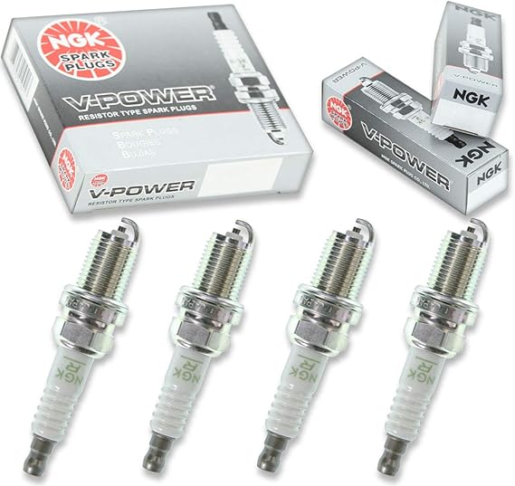 4 pcs NGK VPower Spark Plugs for 20032005 Kia Rio 1.6L L4