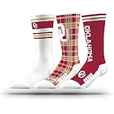 Strideline NCAA Mens Socks- Weekender 3 Pack-One Size Fits Most
