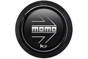 M&O Momo sphoarwblkchf Push Button Arrow Logo. Matt blk-chr. 2 °C F
