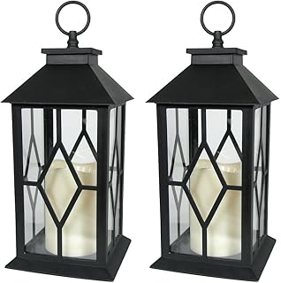 Amazon Com White Candle Holder Lanterns Large Home Lighting