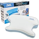Contour CPAPMax Cooling Gel - CPAP Pillow for Side, Back and Stomach Sleepers with Adjustable Memory Foam - Pillow for CPAP Users, Sleeping with Mask