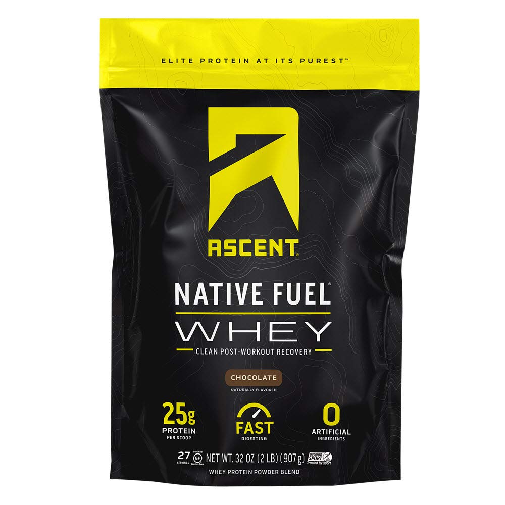 Ascent Native Fuel Whey Protein Powder Chocolate 2 lbs Buy Online