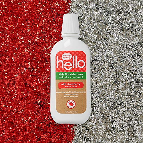 Hello Natural Wild Strawberry Kids Fluoride Toothpaste and Fluoride
