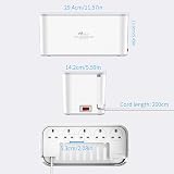 Hulker Extension Lead with 5 AC Outlets and 3 USB Ports 2m Cable view 7