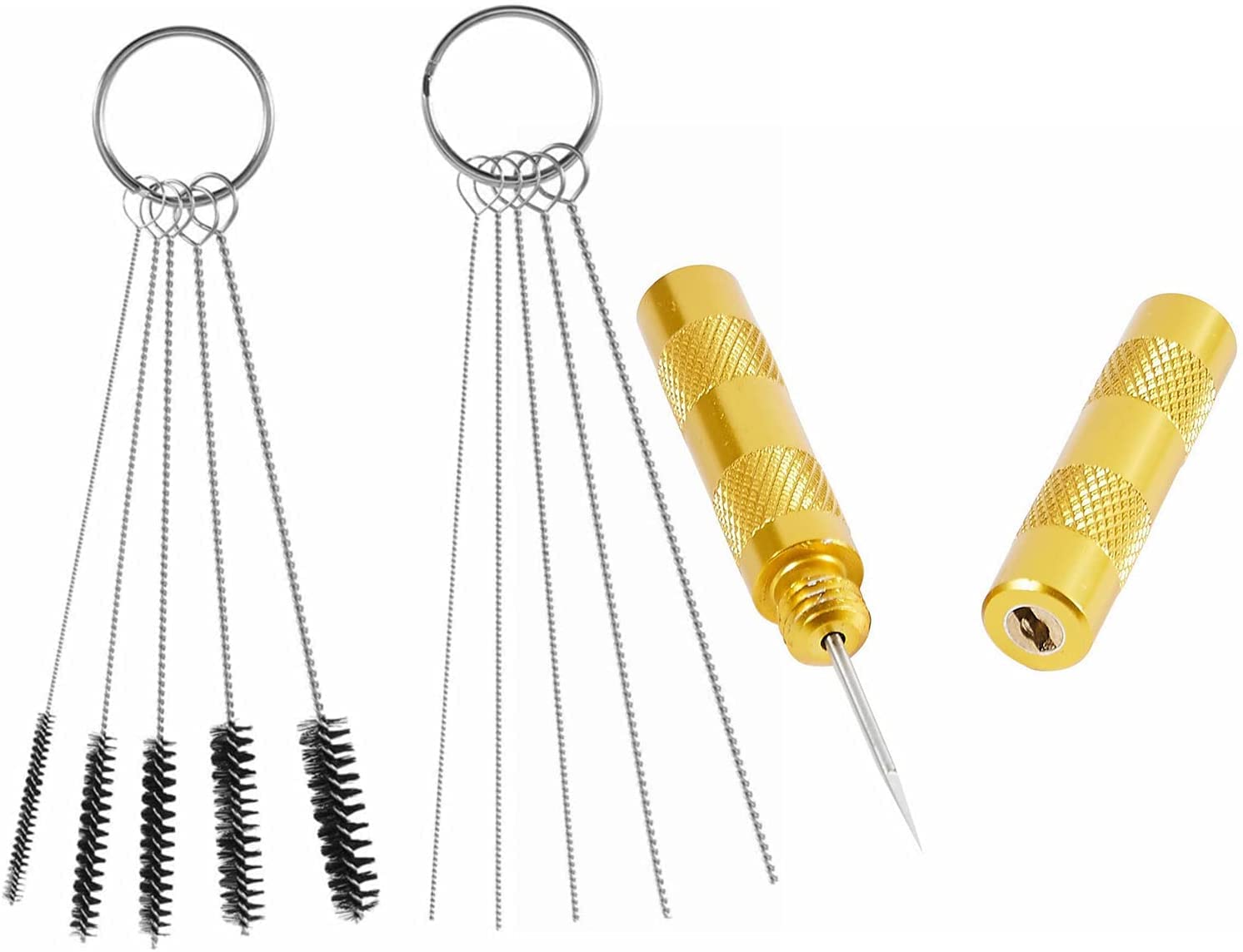 Abest - Airbrush Cleaning and Repair Tool Set, with Brushes and Stainless Steel Needle, 3 Pieces