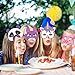 25PCs Animal Masks for Kids Birthday Jungle Safari Zoo theme Party Supplies Dress - up Party Kit Favors