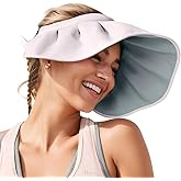 BENEUNDER Sheel Sun Hats for Women Wide Brim Foldable UV Protection UPF50+ Visors for Outdoor Travel Vacation