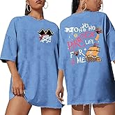 Pirate Shirt Women A Pirate Life for Me Graphic Oversized Pirate Costume Tshirt Family Cruise Tee Top