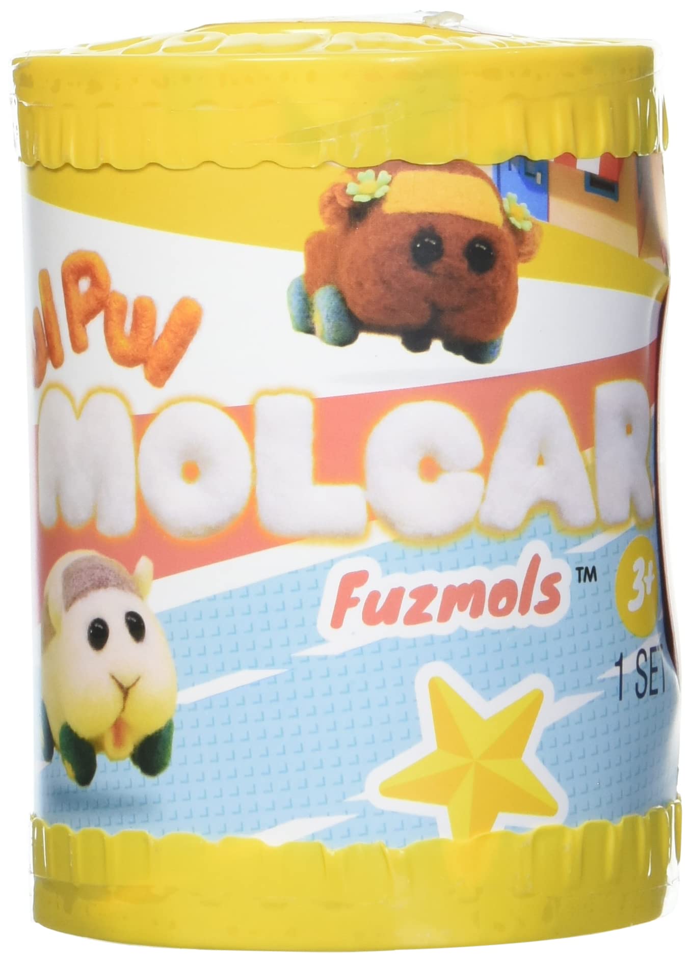 MGA Entertainment Pui Pui Molcar Figures - 6 cm Flocked Fuzmols with Playable Blind Packaging - For Collectors, Girls and Boys from 3 Years