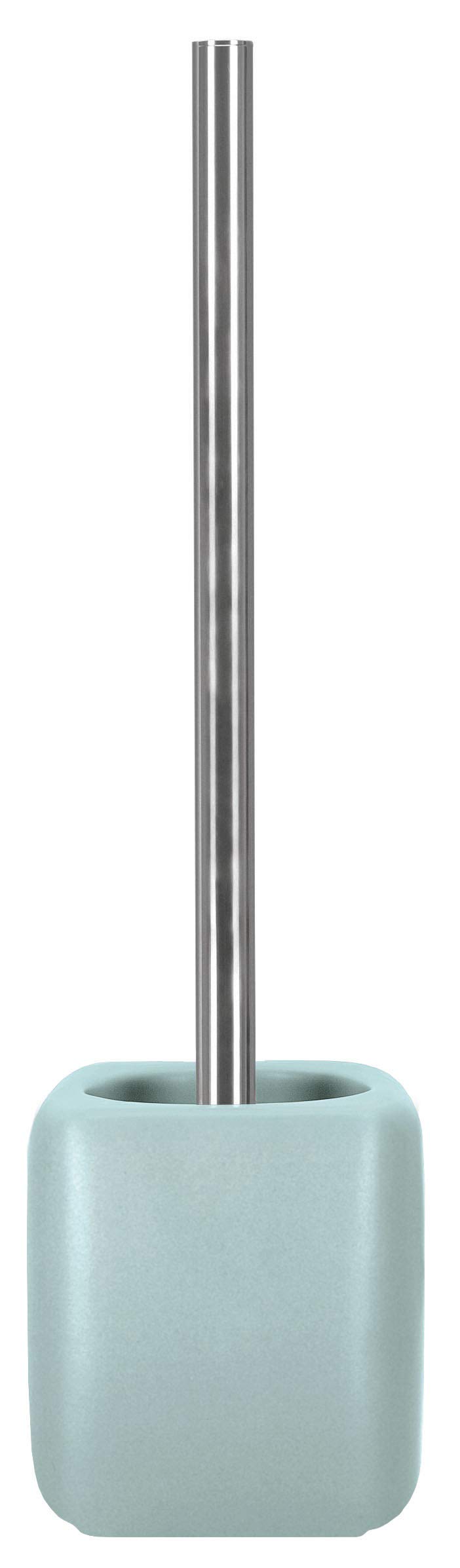 Kleine Wolke Cubic Toilet Brush Set Accessories Stoneware Opal 108 x 380 mm