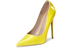 Elisabet Tang Women Pumps, Pointed Toe High Heel 4.7 inch/12cm Party Stiletto Heels Shoes