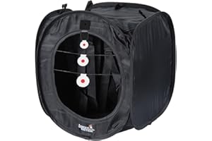 Lancer Tactical Portable Airsoft Target Tent-Black-Non Lethal BB Shooting Target