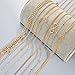 Tornito 6-8Pcs Sexy Belly Waist Chain Bikini Body Chain Summer Beach Body Jewelry Set for Women Girls Gold Tone (A1:8pcs, Gold Tone)