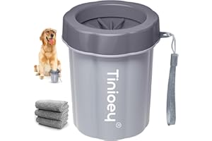 Dog Paw Cleaner for Medium Dogs (with 3 Absorbent Towels), Dog Paw Washer, Muddy Paw Cleaner, Pet Foot Cleaner