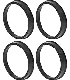 INFINAUTO Lot De 4 Bagues Centriques Moyeu Roue 93,1mm ID à 108,1mm OD - Alliage Aluminium