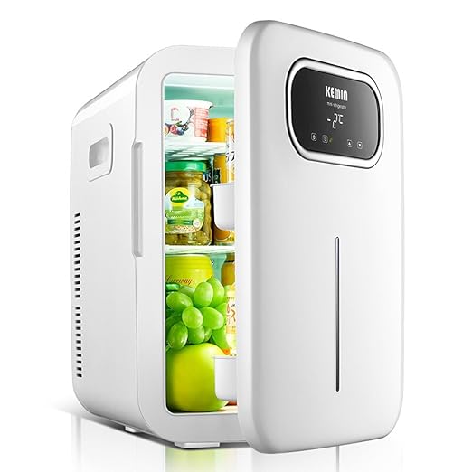 LIU UK Car Refrigerator Mini Refrigerador 20L Dual-Core Mute CNC ...