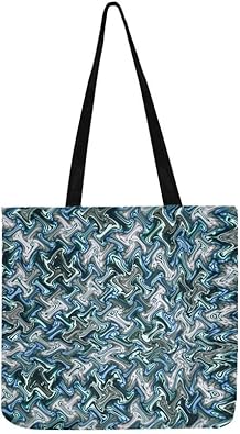 metallic blue bag