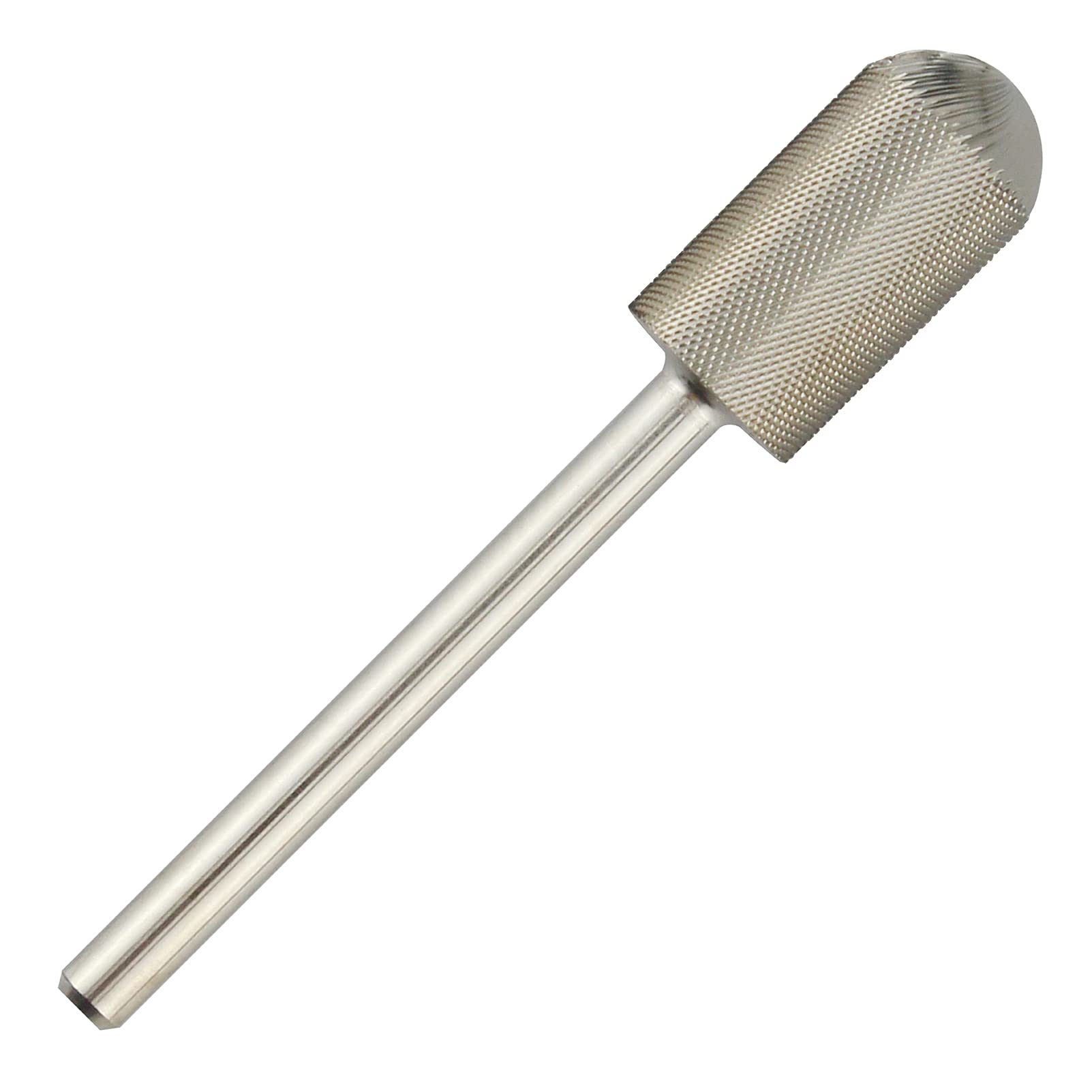 C & I Rounded Top Nail Drill, Large Barrel Edition, E-File Head for Nail File Machines, Design for Quick Remove Gel Nails (Double Fine - 2XF)