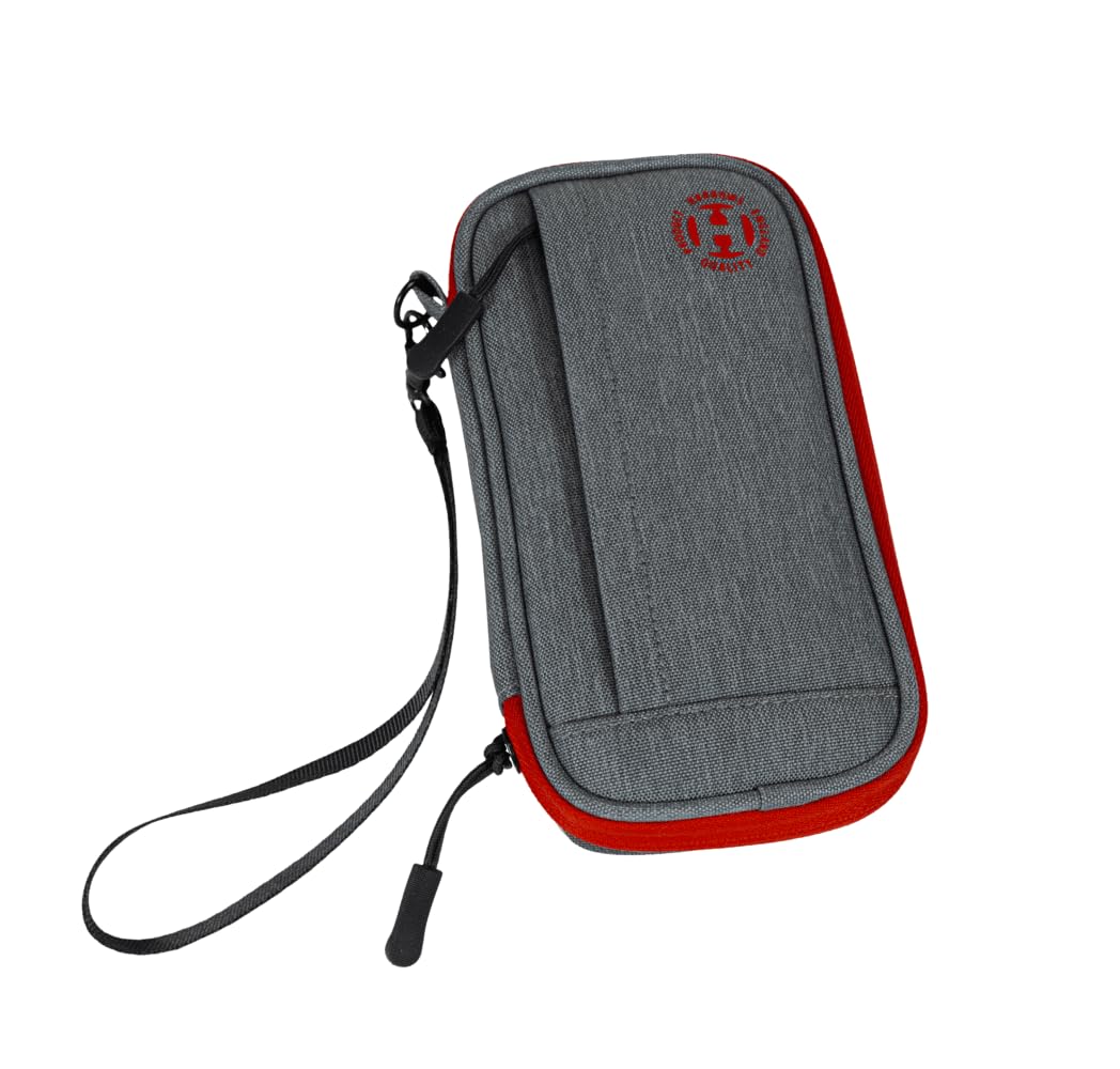 Harrows Darts Case | Smart Dart Case Darts Holder I Holds 3 or 6 Darts | Protective EVA Material with Fabric Finish | Professional Darts Accessories I Holds Darts Fully Assembled (3 Darts Grey)