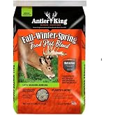 Antler King Fall/Winter/Spring Late Season Annual Food Plot Seed Blend | 17 lbs High Protein High Energy Winter Peas and Cereal Rye Deer Food Plot Mix | Plants 1/2 Acre