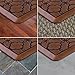 Urvigor Kitchen Anti Fatigue Mats Comfort Mats Kitchen Floor Mats Standing Mat, Relieves Foot, Knee, and Back Pain, Perfect for Standup Desks, Kitchens, and Garages (20x39x3/4-Inch, Antique Light)