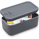 Lockable Storage Box, Small Lock Box with Combination Code for Phone/Medicine Safe/Food Home/Refrigerator/Office/Personal Items/Travel/Gift,9.25 x 5.04 x 3.62&rsquo;&rsquo;