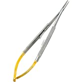 New German Stainless Castroviejo Micro Needle Holder Straight 6 Inches Surgical Dental Instruments